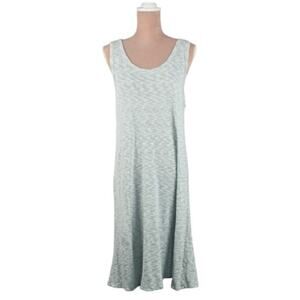 Anthropologie Sol Angeles Tank Maxi Dress Blue Space Dye Size XL